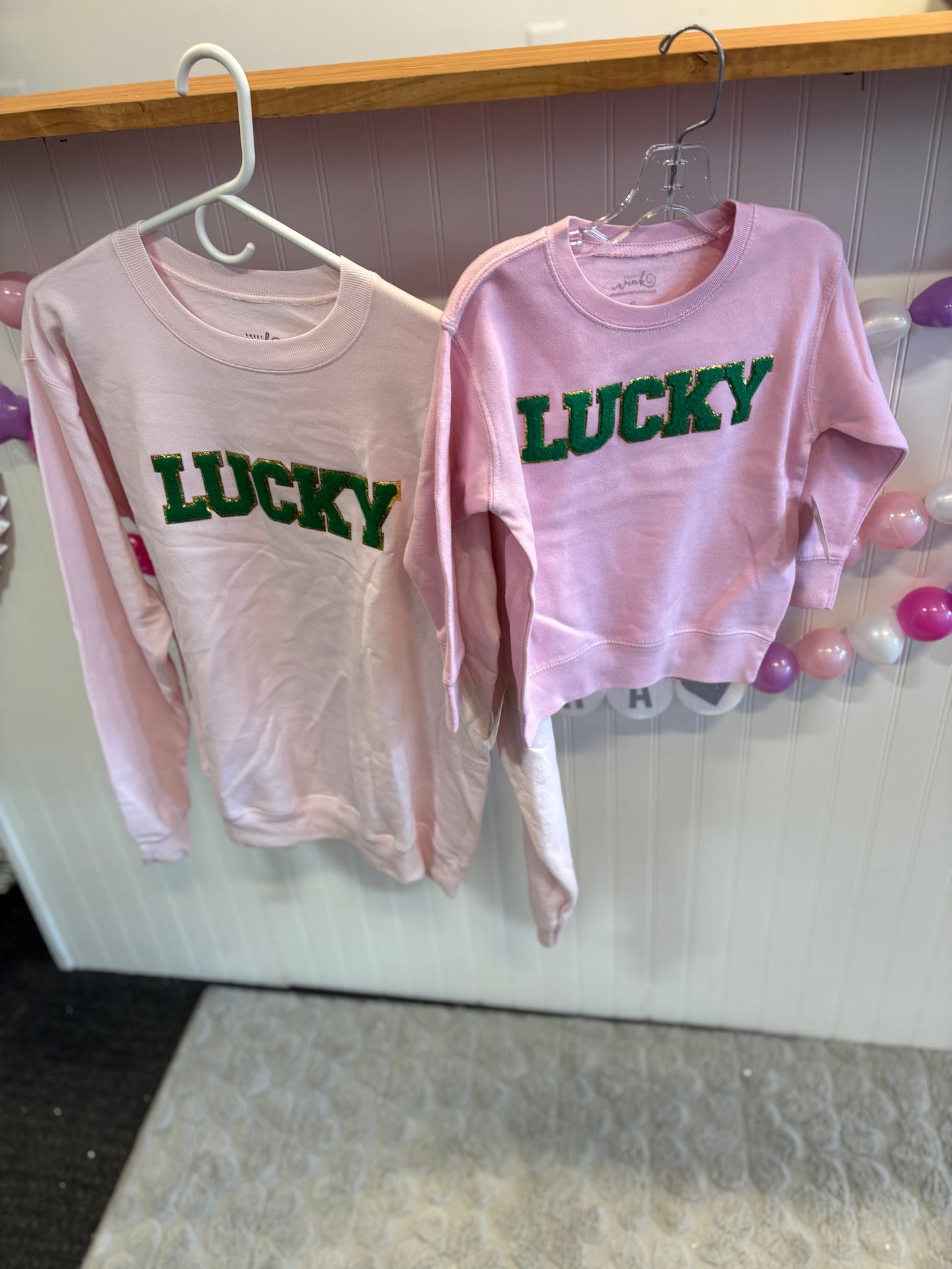 Pink Lucky Sweatshirt - Youth