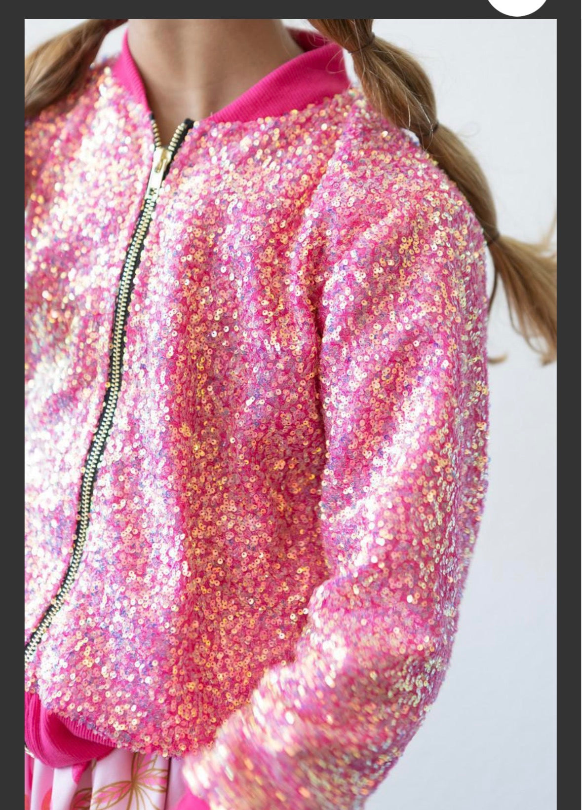 Hot Pink Sequin Jacket