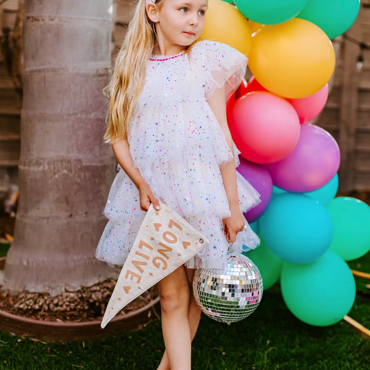 Rainbow Sparkle Jewel Dress