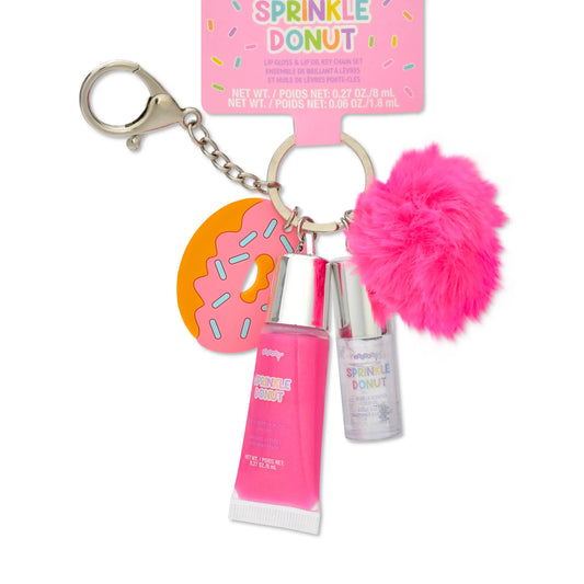 Donut Lip Balm Keychain